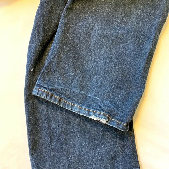 Levi's Denizen 285 Jeans Mens 34x34‎ Relaxed Fit Stretch Faded Dark Blue Denim - Picture 9 of 12